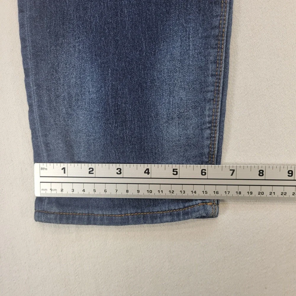 7 For All Mankind Slimmy Jeans Boys Size 16‎ Blue Dark Wash Slim Stretch Denim